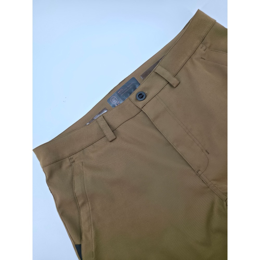 KETL Mountain Apparel Virtu MTB Pants Brown Mens 34 SL 4-Way Stretch Technical